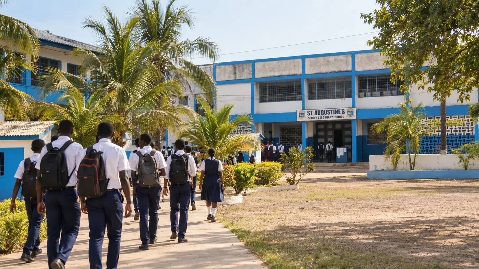 The St. Augustine's School campus and grounds